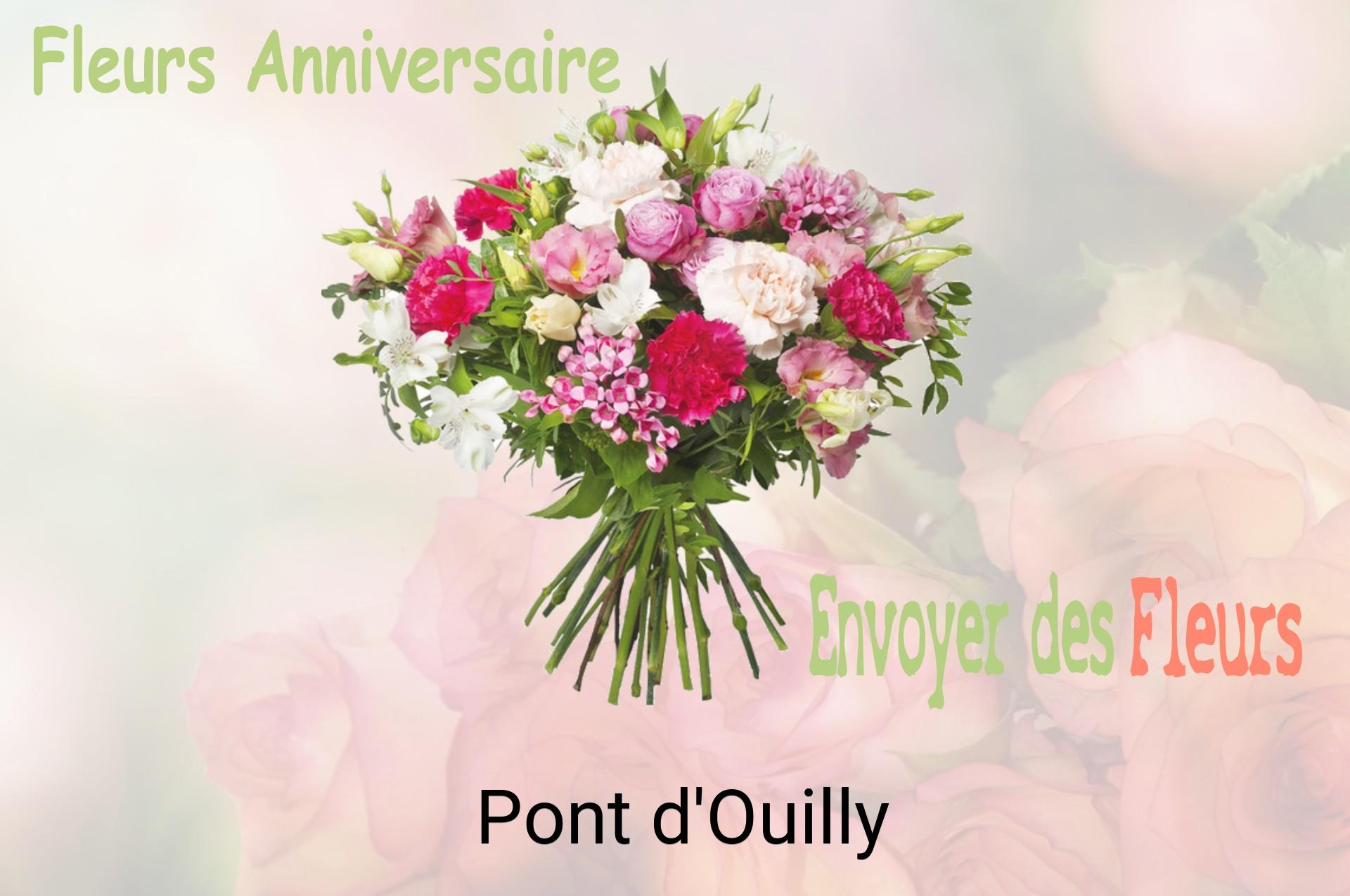 Bouquet de fleurs d’anniversaire livré à Pont-d'Ouilly
